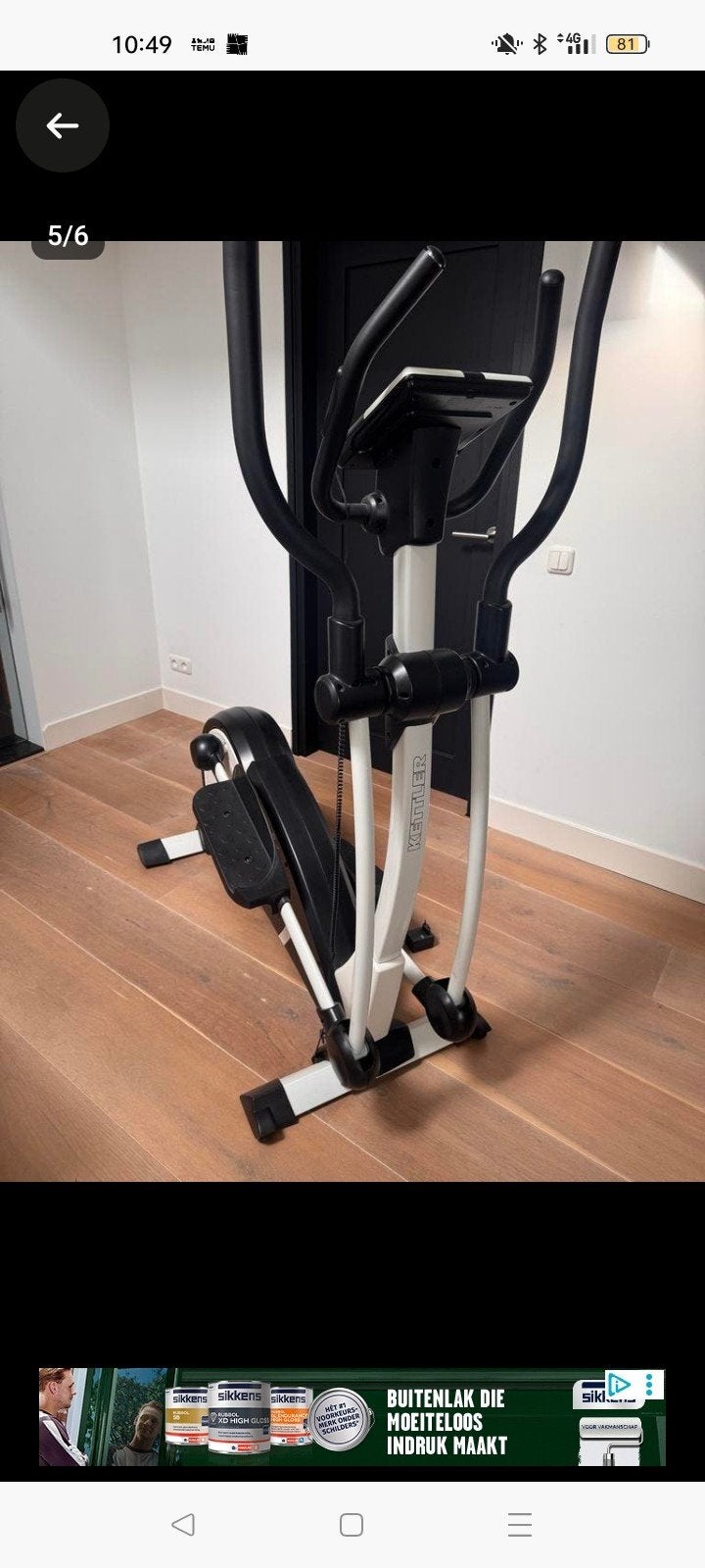 ketler 309 fitnisstep, Ophalen, Zo goed als nieuw, Overige materialen, Crosstrainer