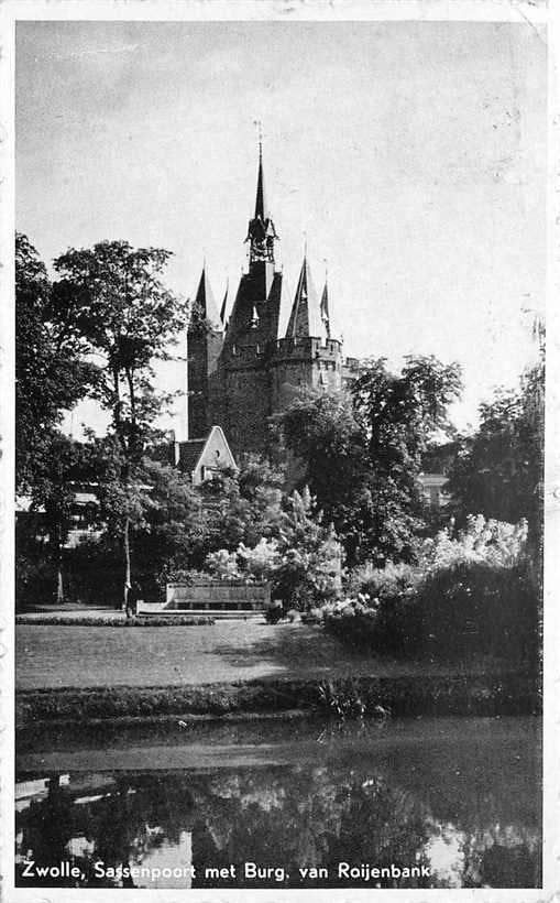 377-045-017 Zwolle Sassenpoort, Ophalen of Verzenden, Voor 1920, Overijssel