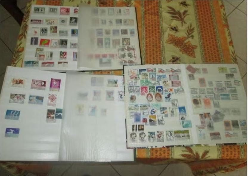 Verzameling van 3 Postzegelboeken vol met postzegels, Postzegels en Munten, Ophalen of Verzenden, Buitenland