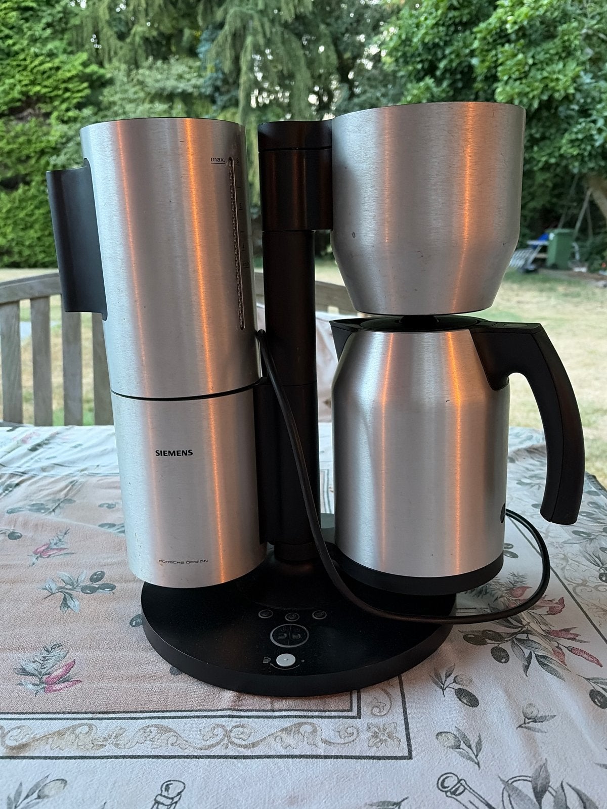 Siemens Porsche Design Koffiezetapparaat, Afneembaar waterreservoir, Gebruikt, Koffiemachine, Gemalen koffie