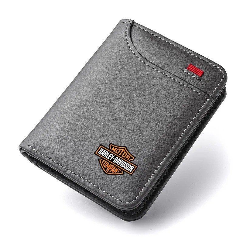 Luxe leren portemonnee met Harley Davidson logo, Sieraden, Tassen en Uiterlijk, Ophalen of Verzenden, Nieuw, Leer