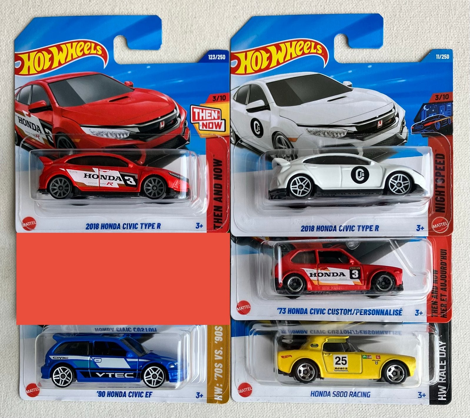 Hot Wheels Honda diverse modellen Hotwheels per stuk, Hobby en Vrije tijd, Ophalen of Verzenden, Nieuw, Auto