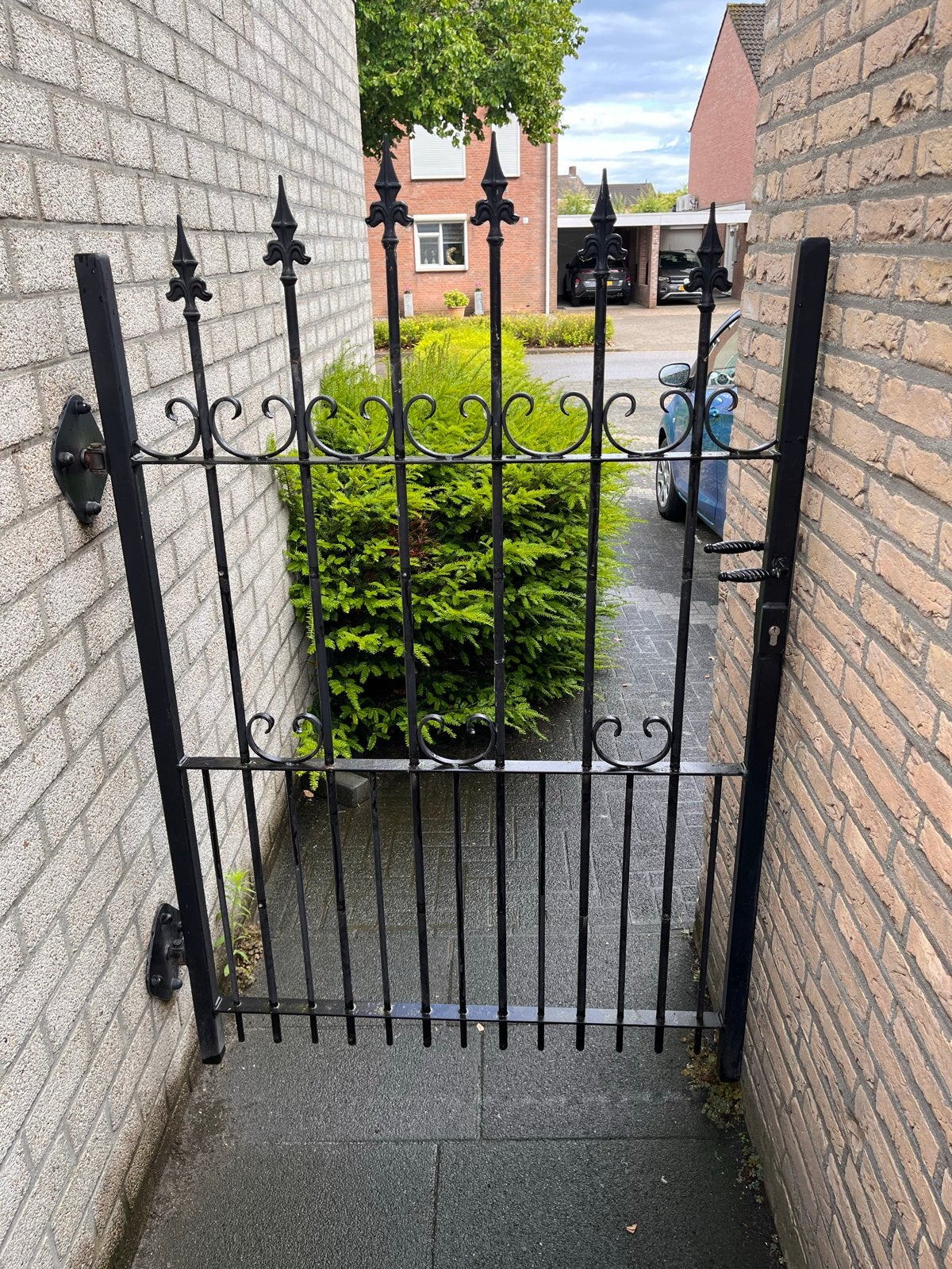 Zwart IJzeren Poort - Gebruikt, Ophalen, Met poort, Gebruikt, Sierhekwerk
