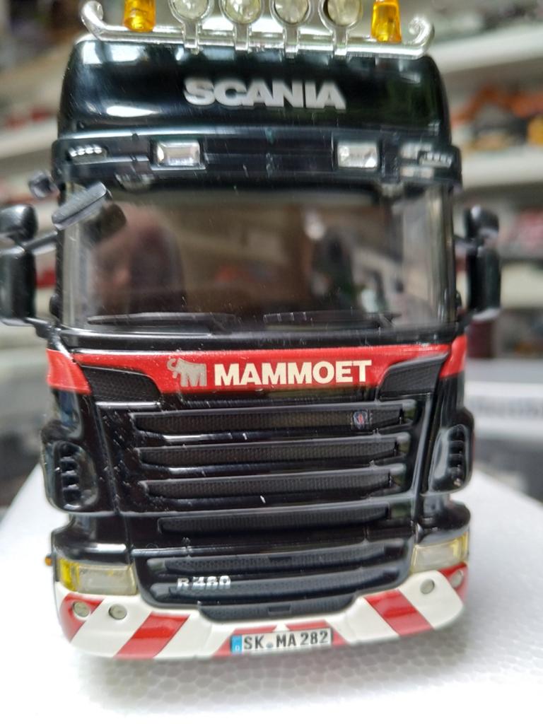 Scania r 480  4. Assen. 3 assen stuurbaar mammoet met contai, Ophalen of Verzenden, Gebruikt, Bus of Vrachtwagen, Wsi