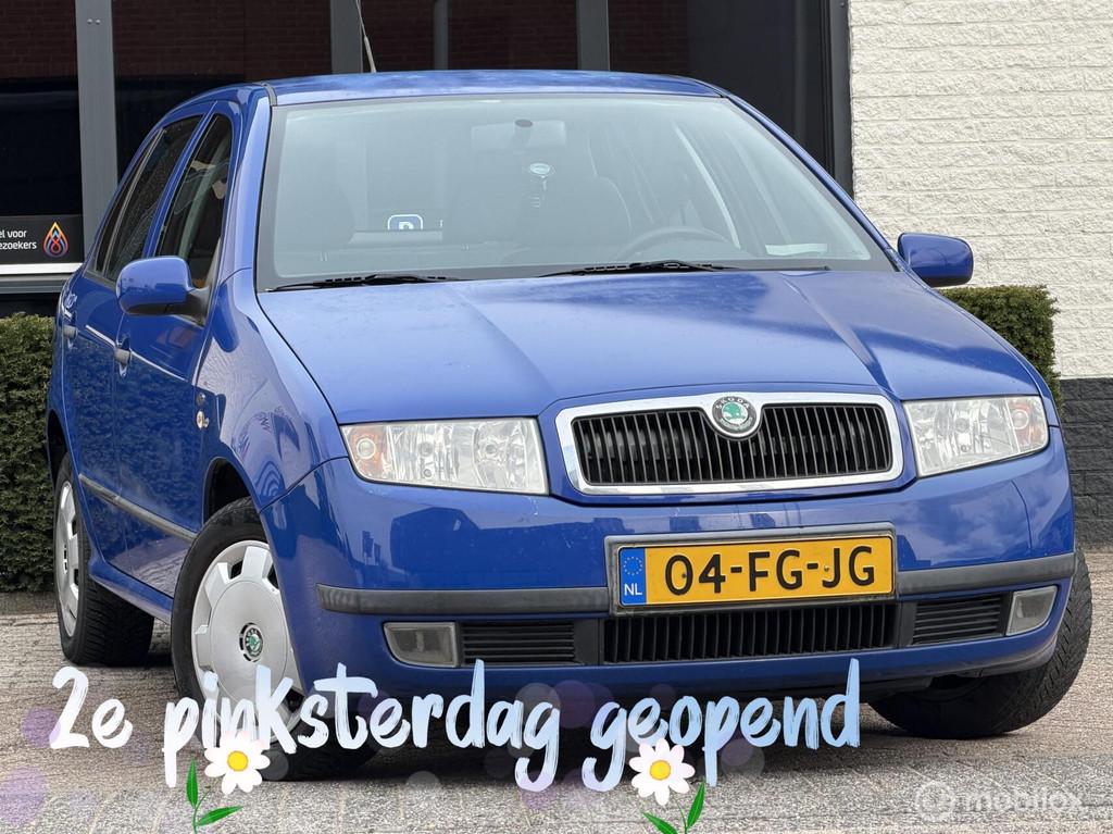 Skoda Fabia 1.4 Comfort|NAP|APK|ELEKRAMEN|STUURBEKR, Voorwielaandrijving, 450 kg, 4 cilinders, Blauw