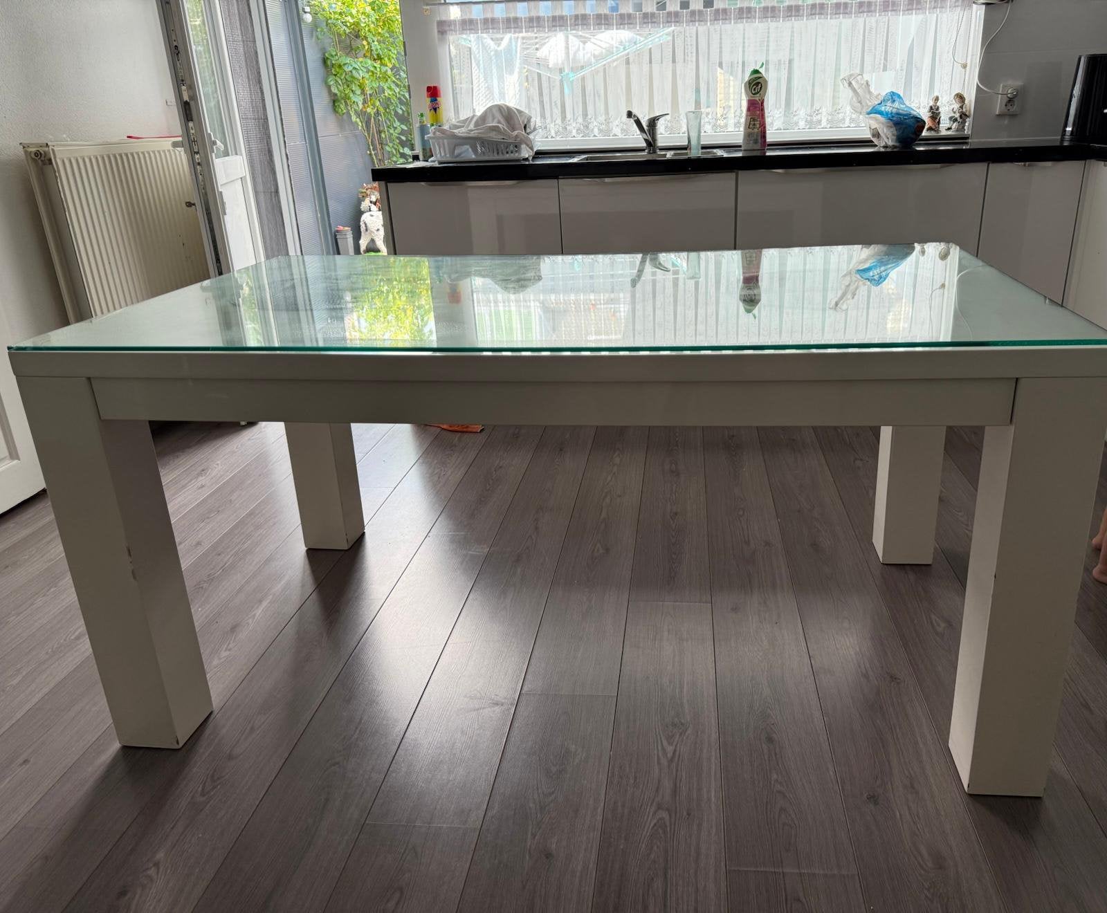 Groot Eettafel, Huis en Inrichting, Tafels | Eettafels, Ophalen, Gebruikt, 200 cm of meer, 50 tot 100 cm