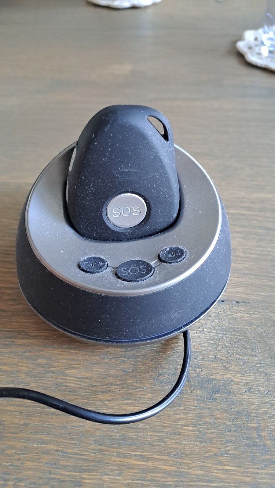SOS Alarm Hanger met Oplaadstation | LifeWatcher SOS Button, Ophalen of Verzenden, Gebruikt
