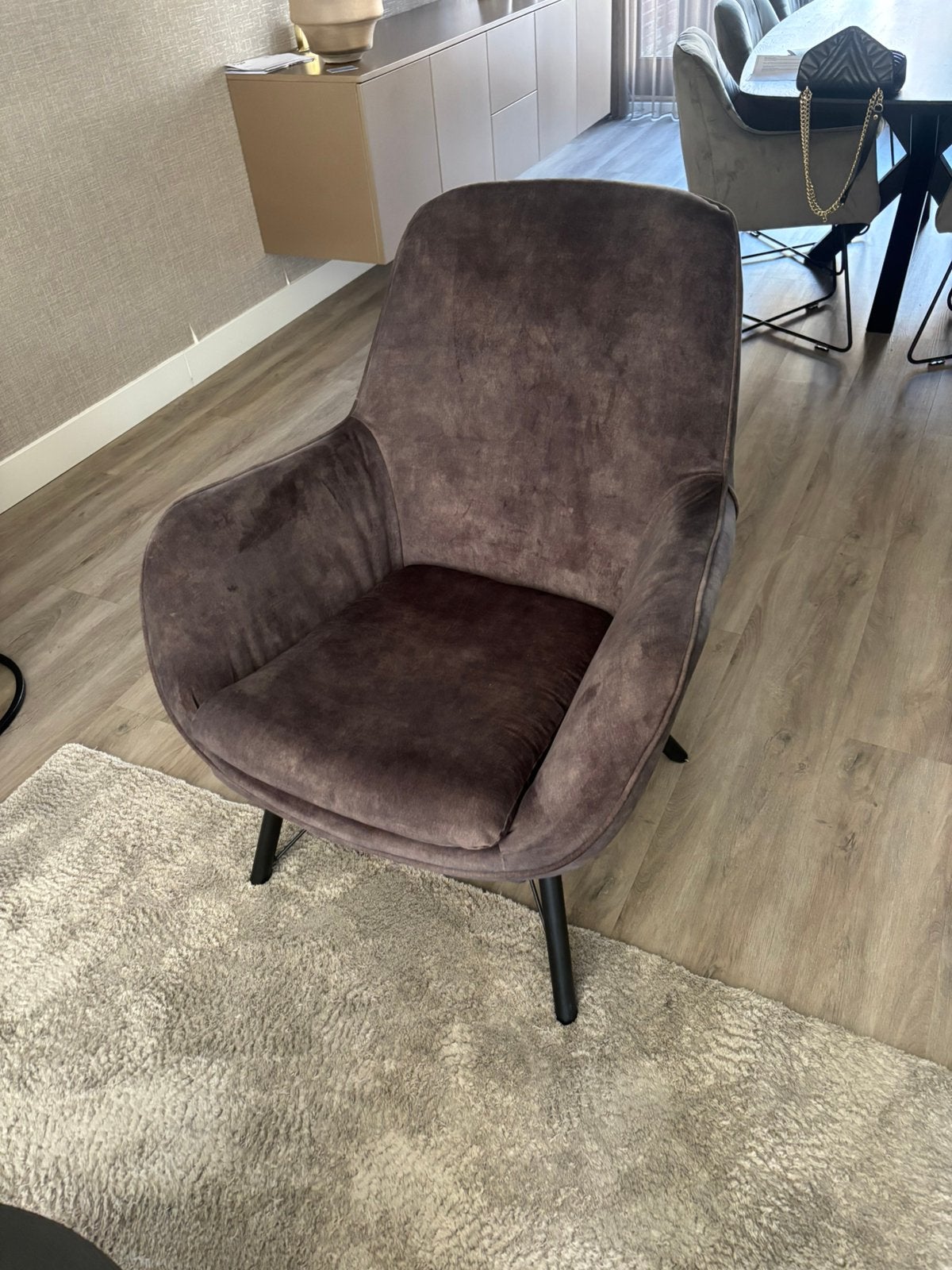 Luxe stoel/fauteuil, Ophalen, Overige materialen, Nieuw, 75 tot 100 cm