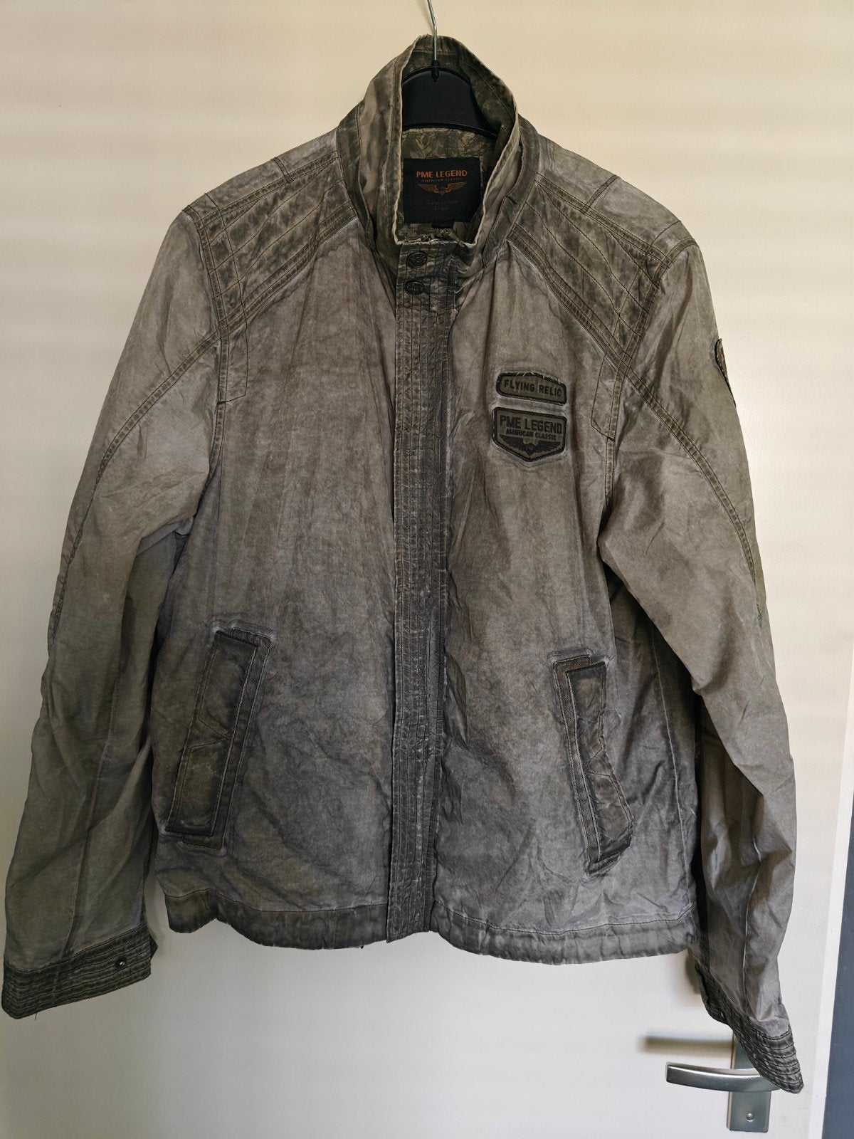 Zgan PME Legend zomerjas mt XL, Kleding | Heren, Jassen | Zomer, Verzenden, Maat 56/58 (XL), Zo goed als nieuw, Grijs