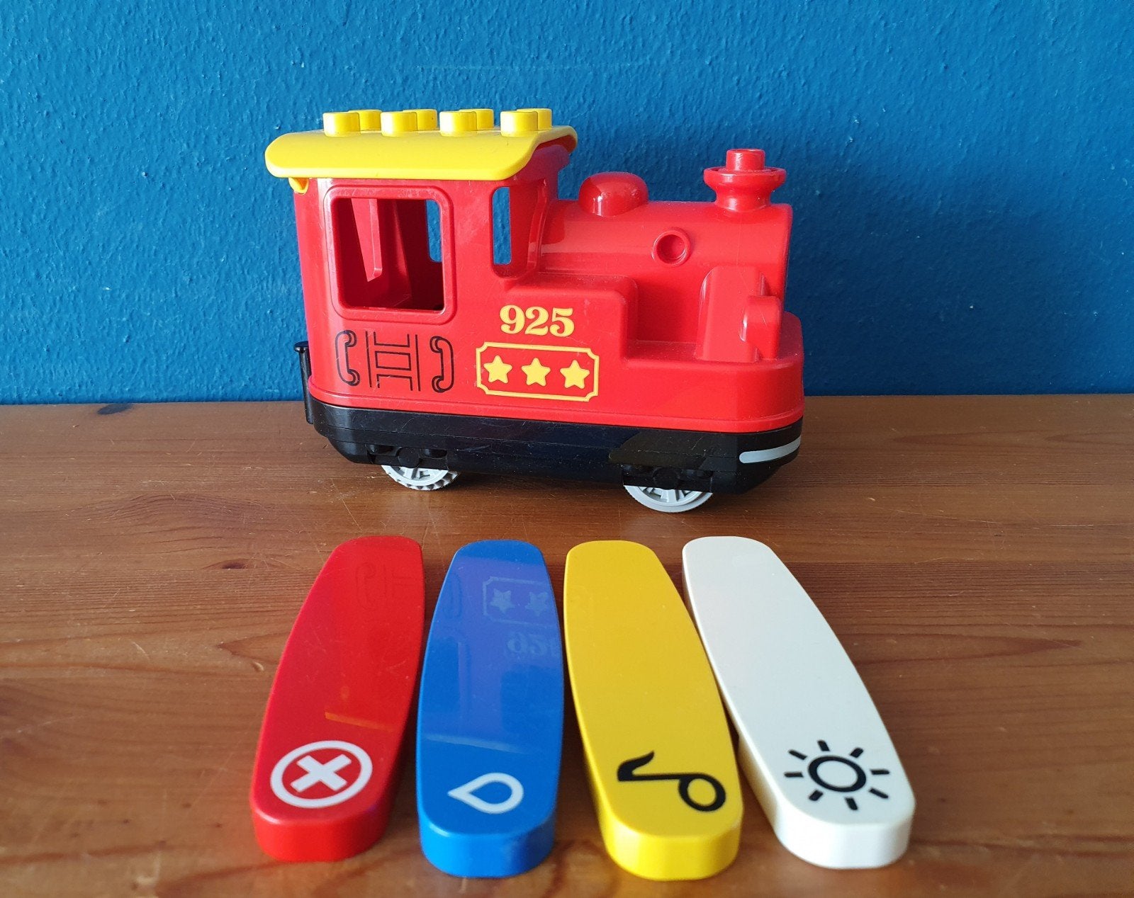 Duplo Stoomtrein elektrisch locomotief (10874), Ophalen of Verzenden, Zo goed als nieuw, Duplo