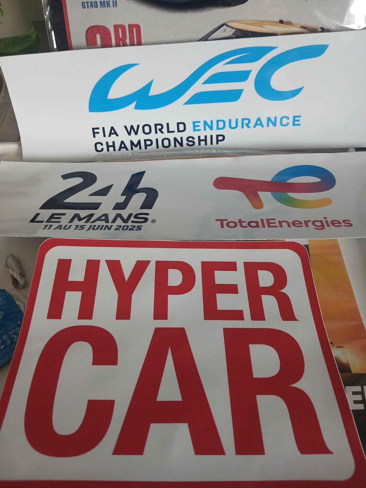 24h le mans originele stickers van hypercar 24h le mans e, Ophalen of Verzenden