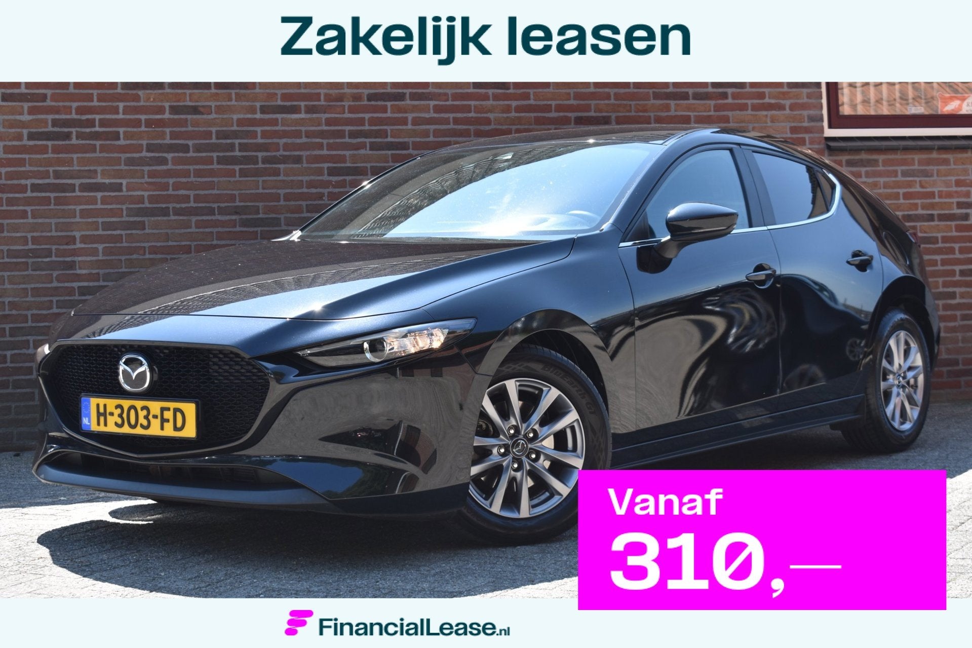 Mazda 3 2.0 e-SkyActiv-G M Hybrid 122 '20 Navi Airco Inruil, 1998 cc, Stof, Gebruikt, 4 cilinders
