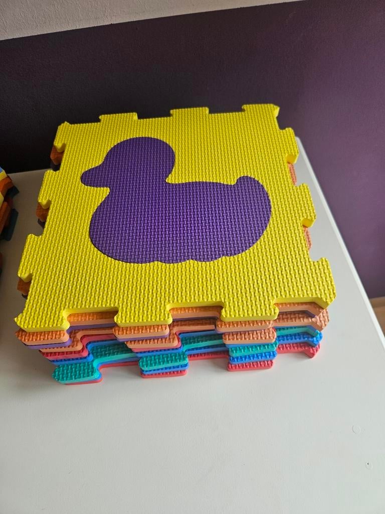 9 stuks foam tegels met dieren motief, Ophalen of Verzenden, Gebruikt, Overige typen