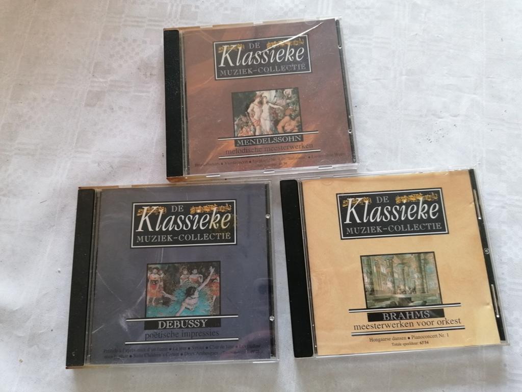 De Klassieke Muziek-Collectie: Debussy, Mendelssohn, Brahms, Cd's en Dvd's, Cd's | Klassiek, Ophalen of Verzenden, Romantiek, Gebruikt