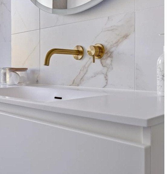 Brauer Gold Edition wastafelkraan inbouw goud, Ophalen, Gebruikt, Kraan