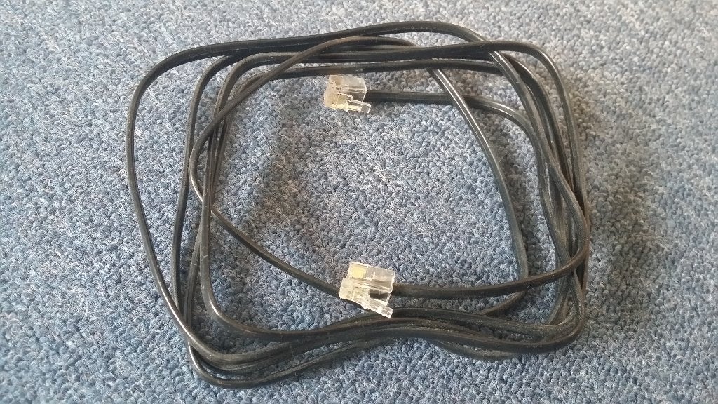 telefoonkabel vaste lijn, Verzenden, Gebruikt
