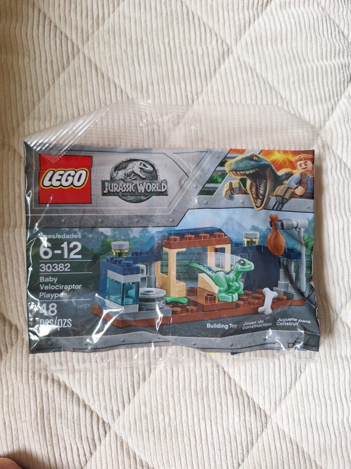 30382 LEGO Jurassic World Baby Velociraptor Playpen, Jurassic World, Lego, Nieuw, Ophalen of Verzenden