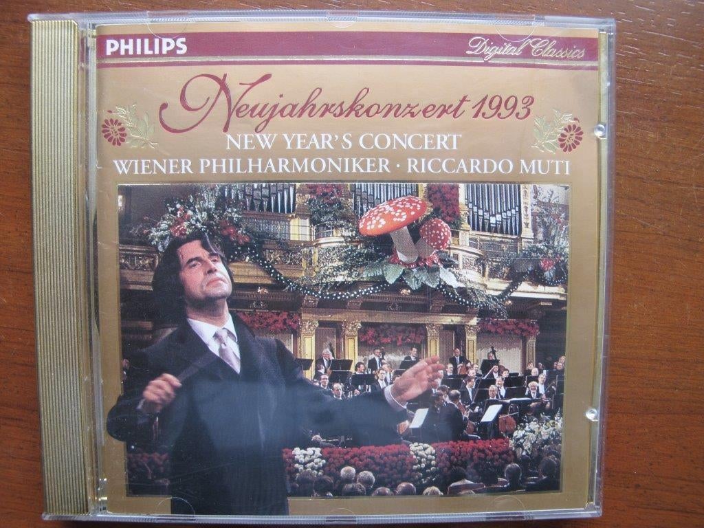 Cd: Nieuwjaarsconcert 1993, Wiener Philharmoniker, R. Muti, Ophalen of Verzenden, Classicisme, Zo goed als nieuw, Kamermuziek
