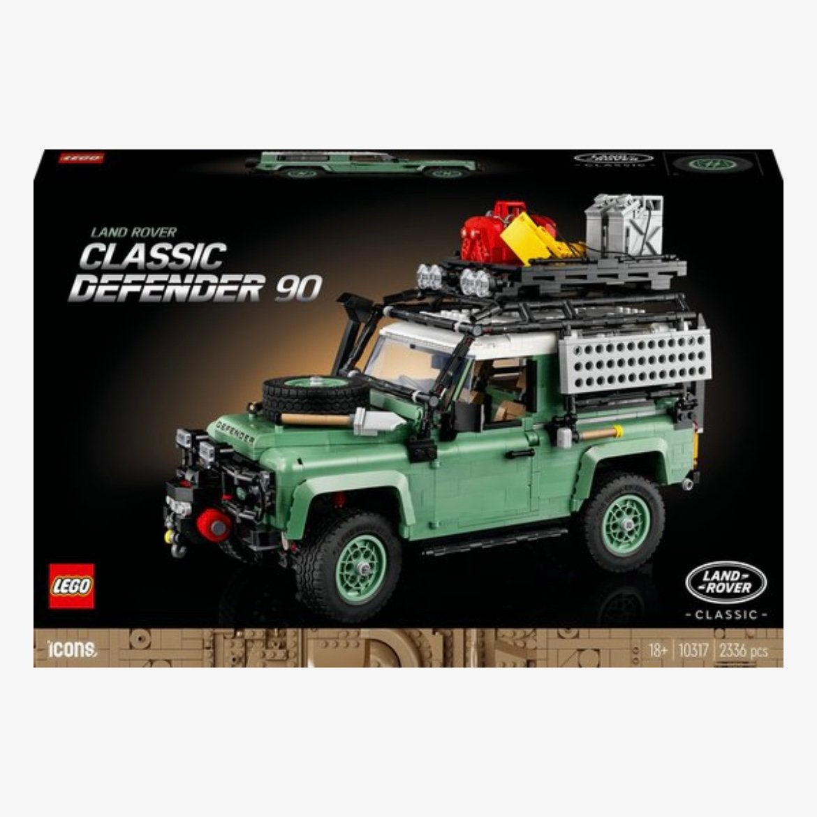 Lego 10317 Icons Land Rover Classic Defender 90 | Nieuw, Lego, Nieuw, Ophalen of Verzenden, Icons