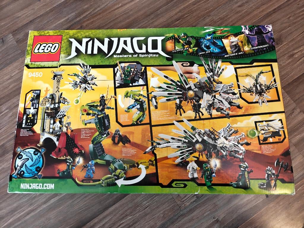 Lego set 9450,  Groot drakenduel, Ophalen, Gebruikt, Lego, Ninjago