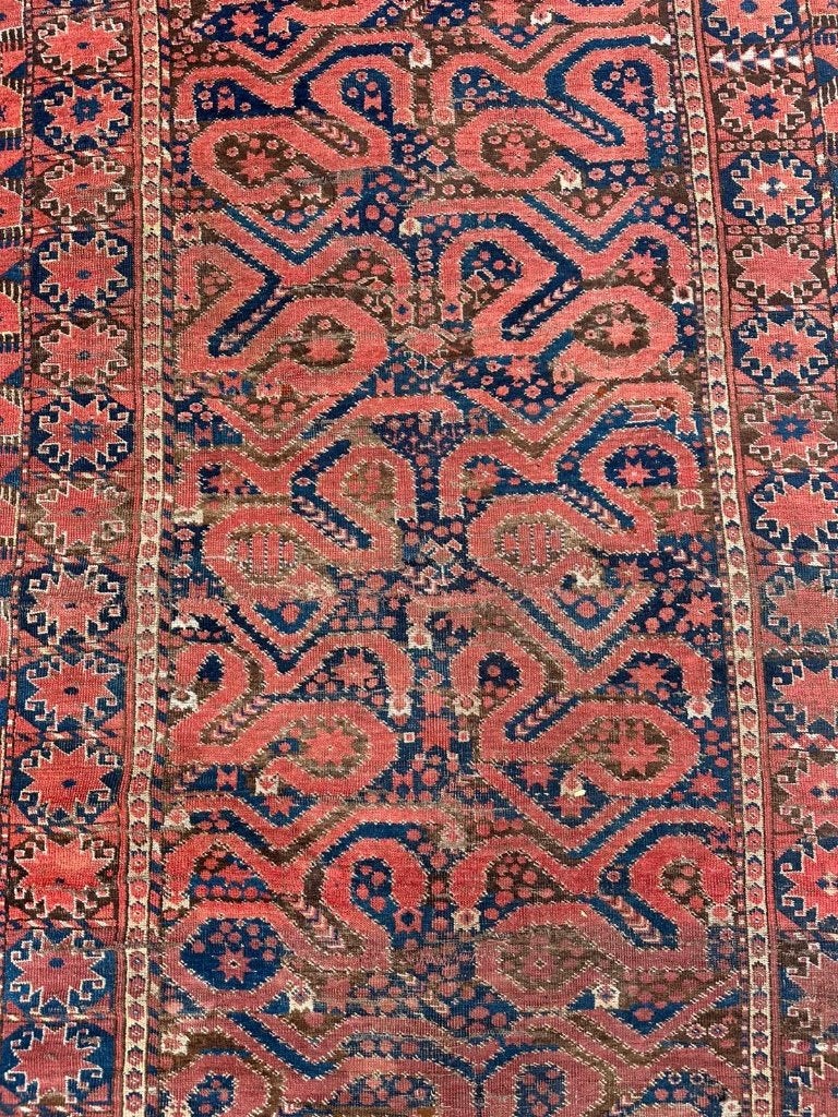 Authentiek Bashir tapijt – 295  163 cm – uniek design, Gebruikt, 200 cm of meer, Ophalen of Verzenden, NA