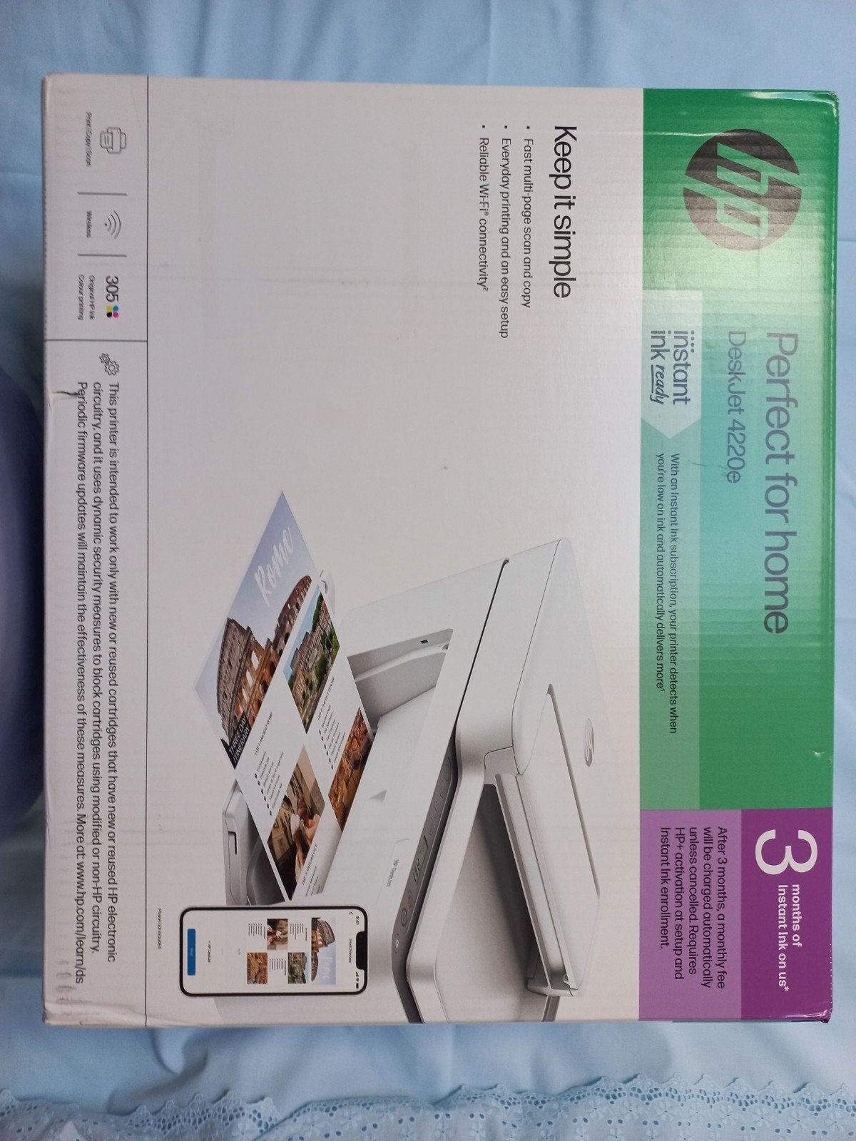 hp all in one printer deskjet 4220e nog nieuw, Ophalen, Inkjetprinter, All-in-one, Nieuw