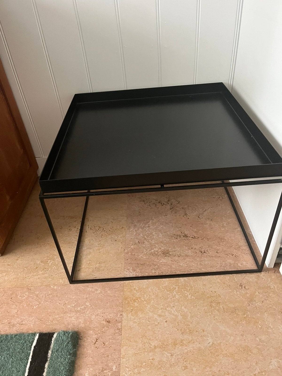 Hay tafel, Huis en Inrichting, Tafels | Bijzettafels, Gebruikt, Vierkant, 55 tot 75 cm, Ophalen