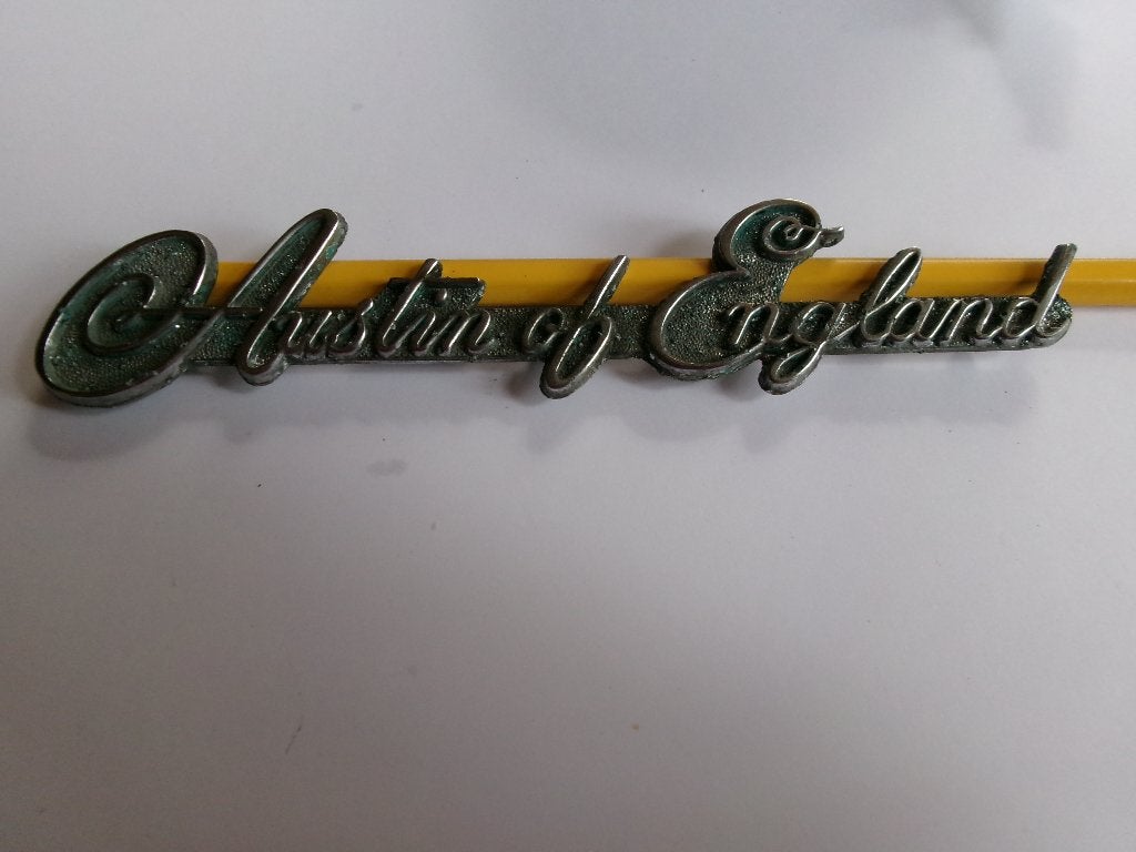 Austin of England embleem, Ophalen of Verzenden, Gebruikt, Austin, Achterklep