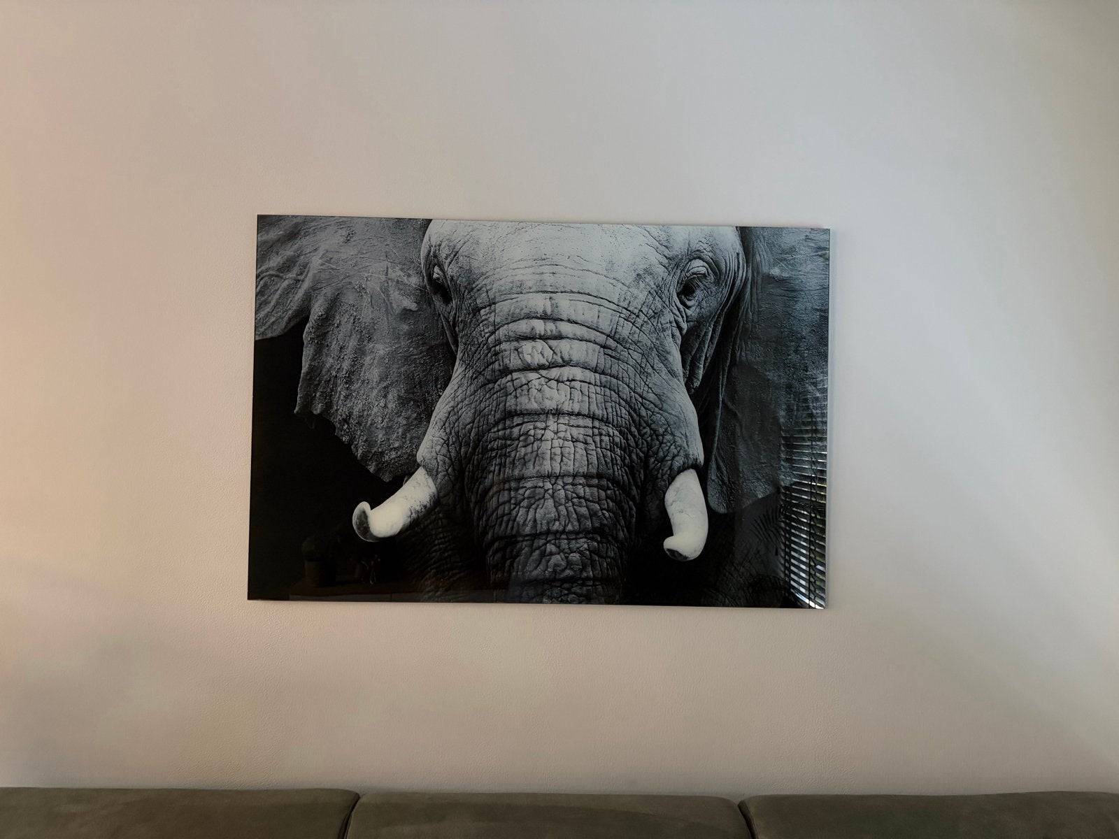 Schilderij op glas, Ophalen, Zo goed als nieuw, Schilderij, 100 tot 125 cm