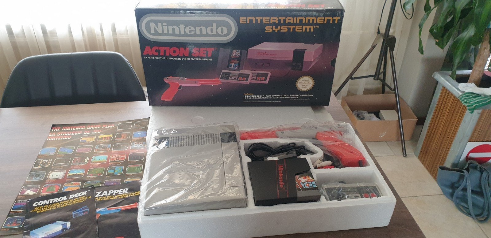 Nintendo nes action set, Spelcomputers en Games, Games | Nintendo NES, Avontuur en Actie, 2 spelers, Ophalen of Verzenden, Zo goed als nieuw