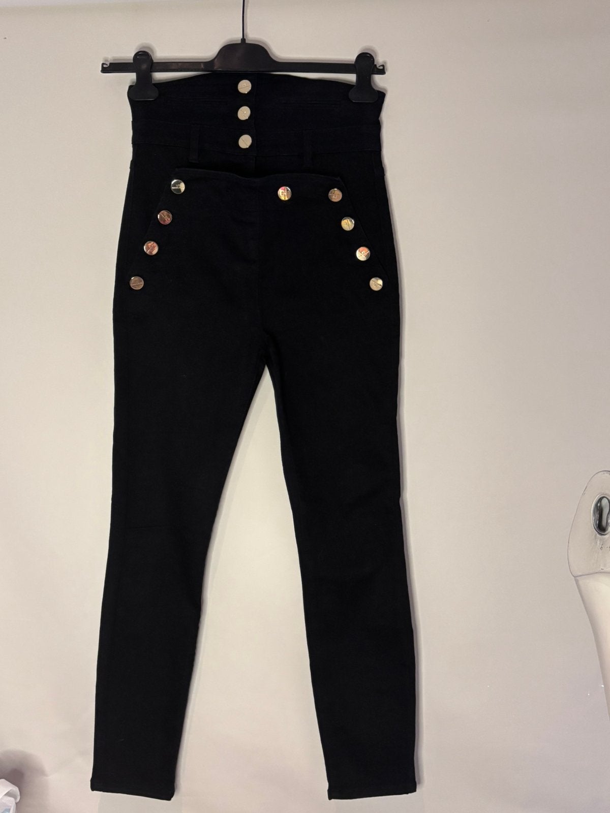 Elisabetta franchi jeans met hoge taille maat 29, ., Zwart, Ophalen of Verzenden, Zo goed als nieuw