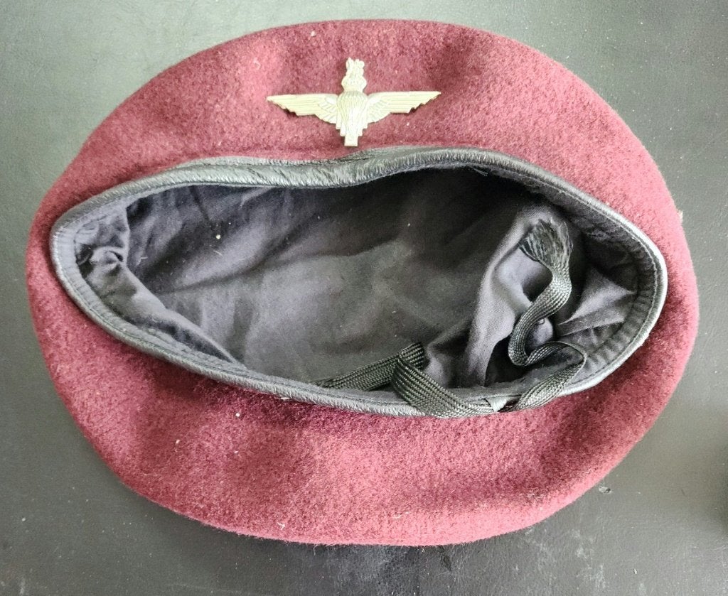 Baret 9 UK Para, Ophalen of Verzenden, Landmacht, Engeland, Helm of Baret