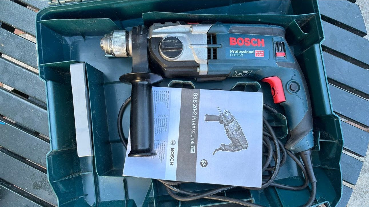 Bosch Professional GSB 20-2 Klopboormachine (850W) L-Boxx, Boormachine, 600 watt of meer, Ophalen of Verzenden, Zo goed als nieuw