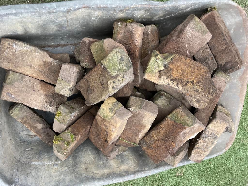 Mooie robuuste klinkers voor tuin of oprit, Ophalen, Gebruikt, Klinkers, 10 m² of meer