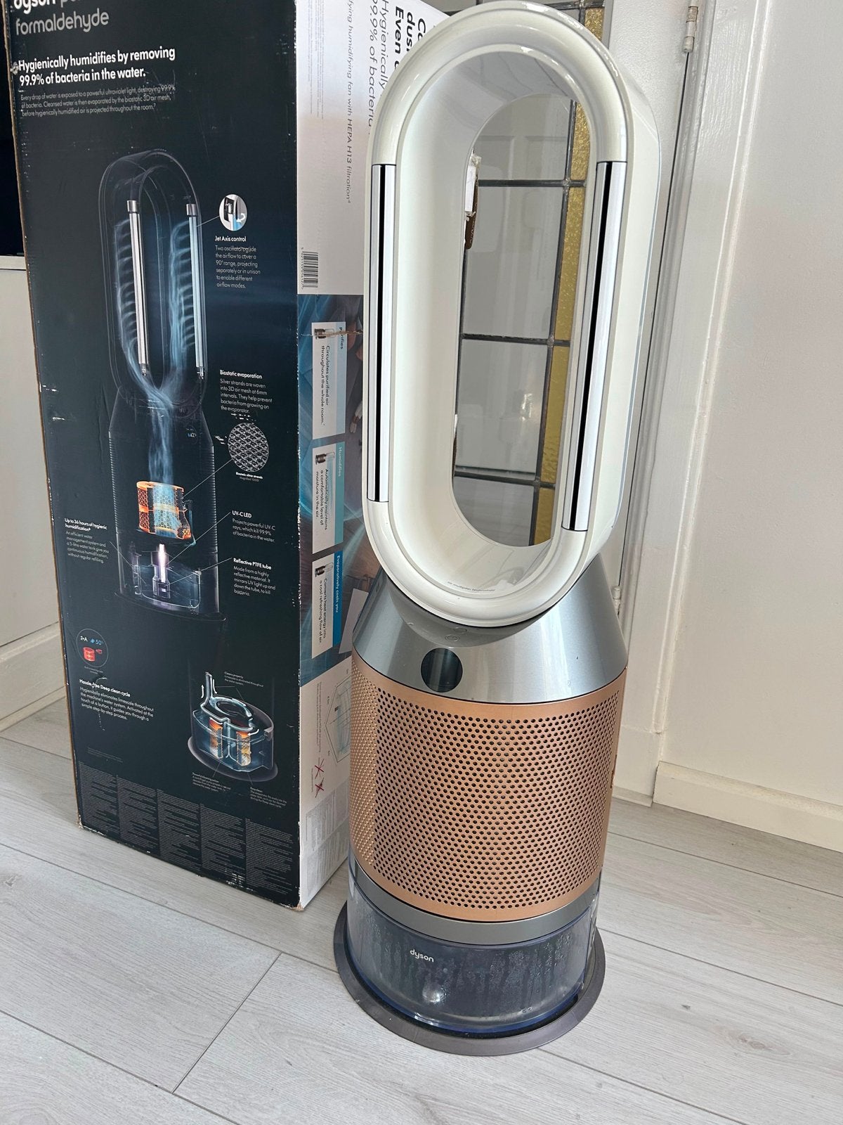 Dyson Purifier Humidify+Cool PH04 - nieuwe Dyson filter, Ophalen of Verzenden, Zo goed als nieuw, Luchtreiniger