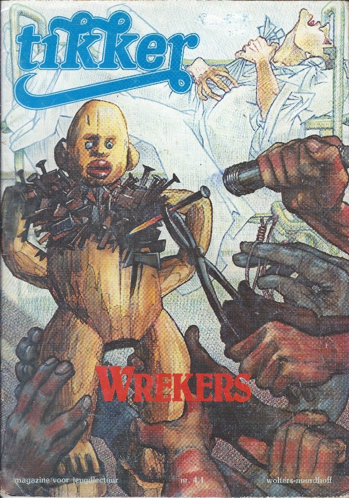 tikker magazine voor jeugdlectuur nr 4.1 Wrekers, Boeken, Eén stripboek, Ophalen of Verzenden, De bezige Bei, Zo goed als nieuw