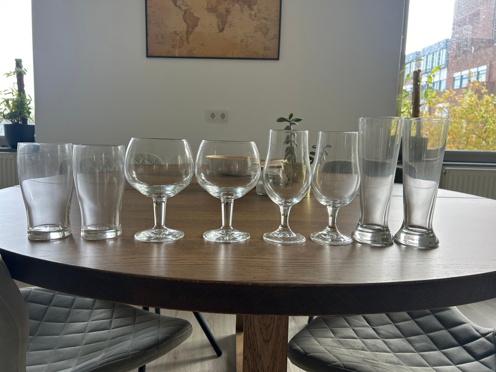 Diverse bierglazen set, Ophalen, Overige merken, Glas, Overige typen