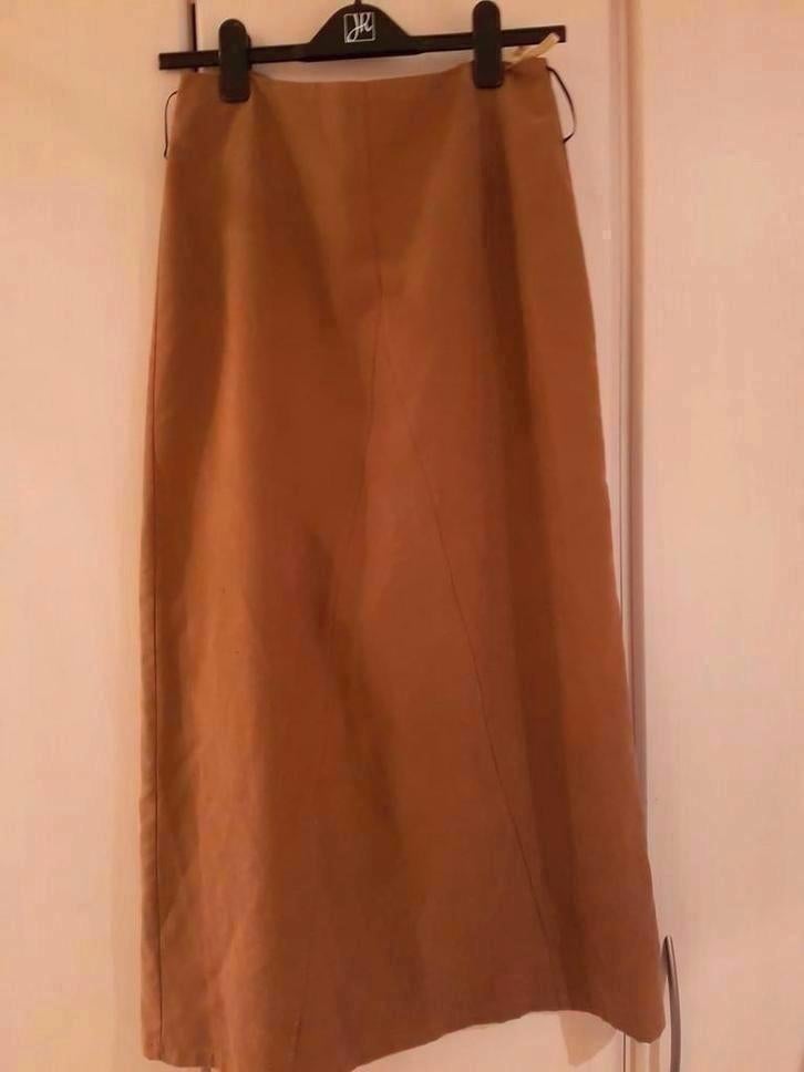 Mooie lange rok camel kleur maat 36, Kleding | Dames, Rokken, Maat 38/40 (M), Bruin, Ophalen of Verzenden, Zo goed als nieuw