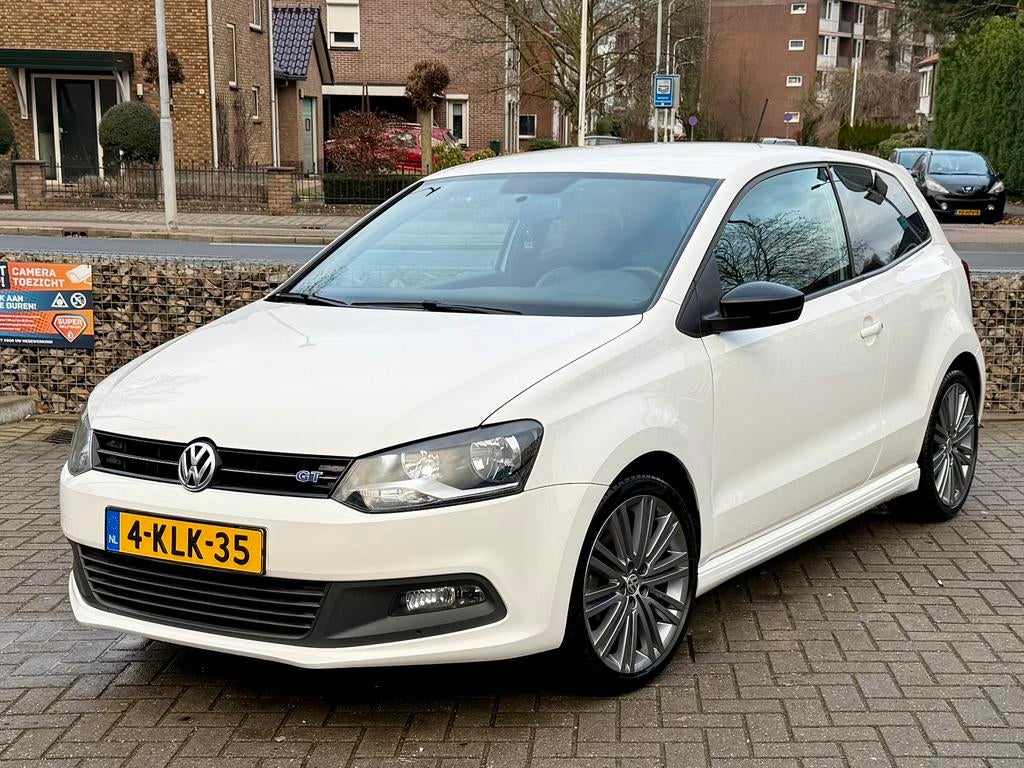 Volkswagen Polo BlueGT 1.4 TSI 2013 Airco NWE APK, Voorwielaandrijving, 1112 kg, 4 cilinders, Leder en Stof