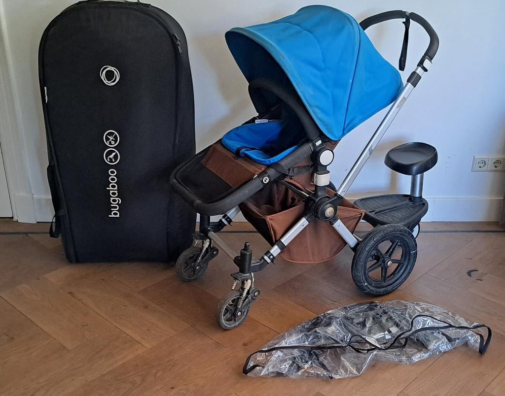Zeer complete Bugaboo kinderwagen met vele extra's, Ophalen of Verzenden, Gebruikt, Bugaboo, Met reiswieg