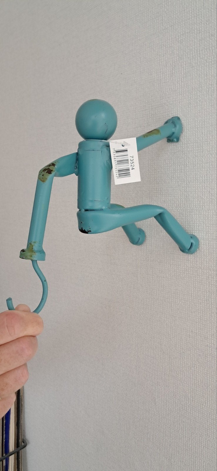 Metalen Wandhaak Design - Nieuw met kaartje, Ophalen of Verzenden, Nieuw, Metaal