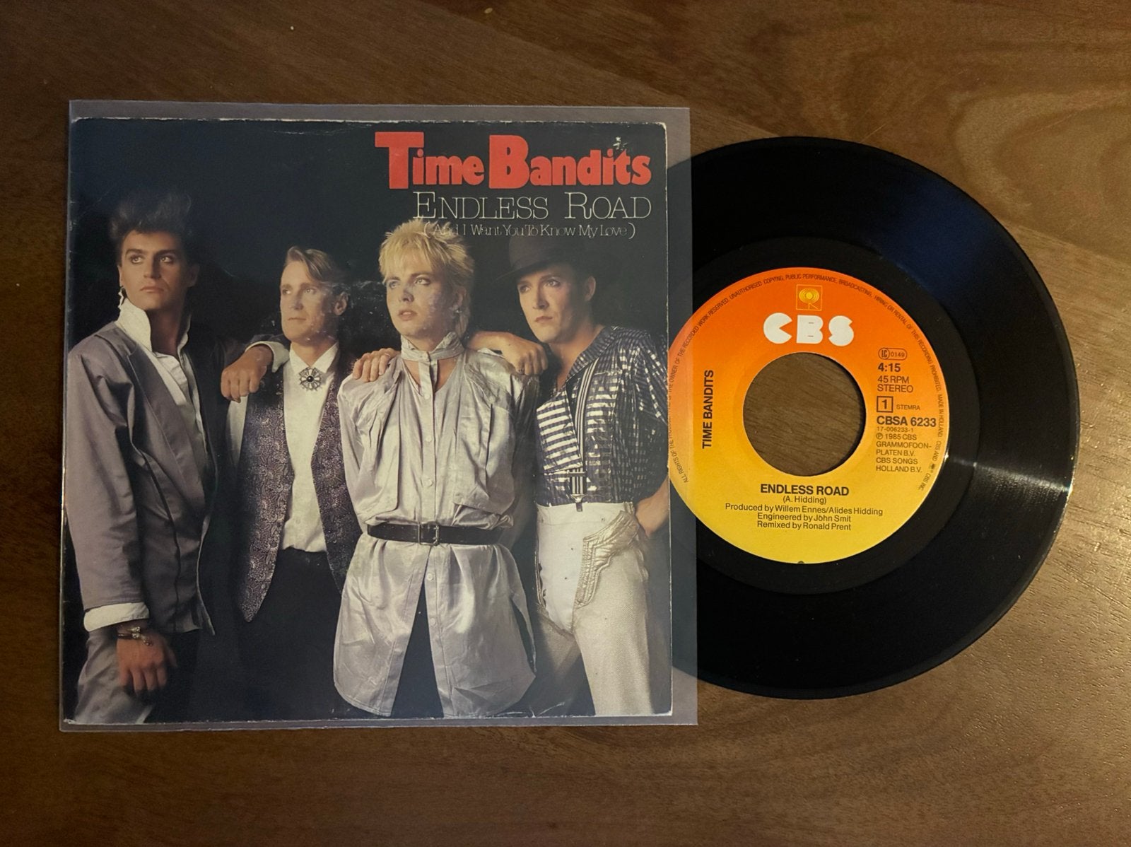 Time Bandits - Endless road, Cd's en Dvd's, Vinyl Singles, Ophalen of Verzenden, 7 inch