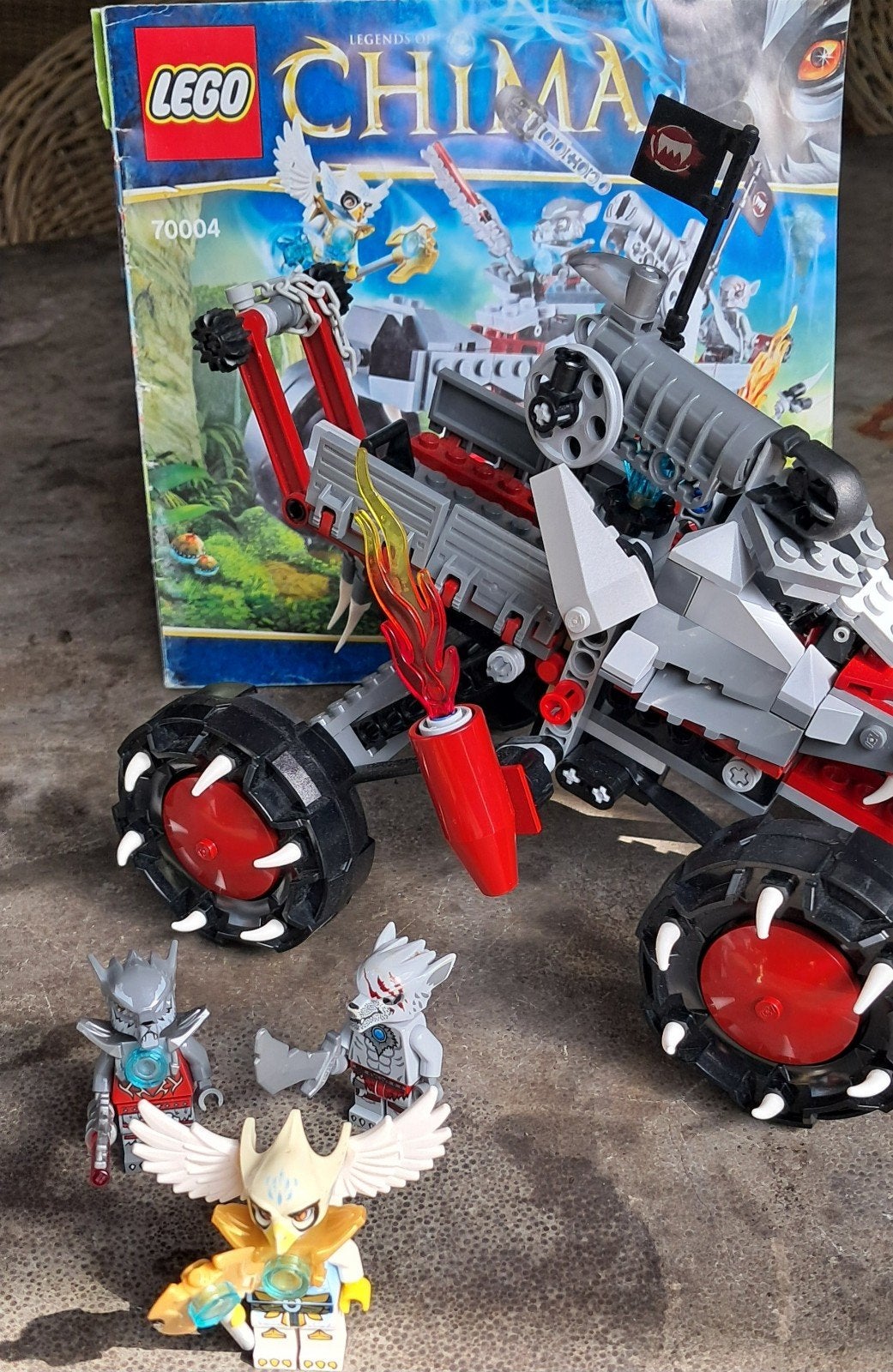 LEGO Legends of Chima 70004 Worriz' Wolf Tracker, Ophalen of Verzenden, Zo goed als nieuw