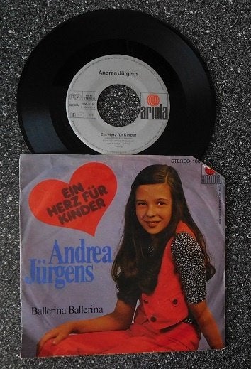 Andrea Jürgens - ein Herz für Kinder, Cd's en Dvd's, Overige genres, 7 inch, Single, Ophalen of Verzenden
