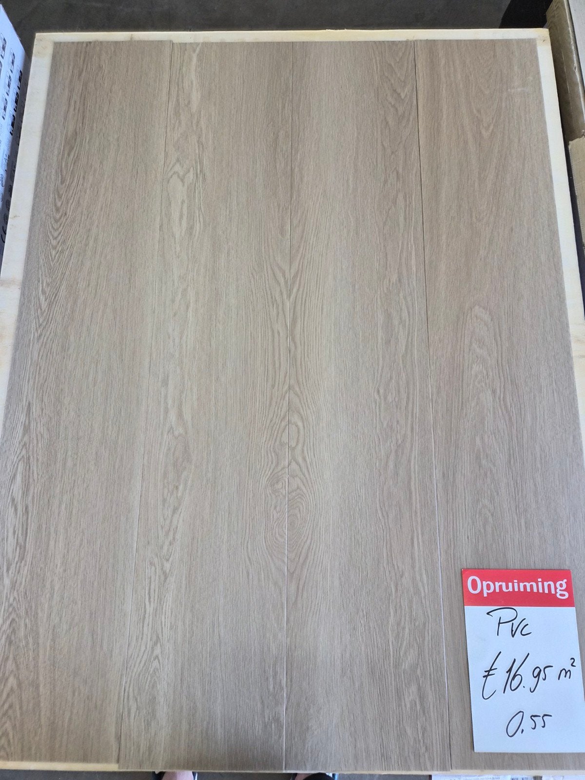 Premium PVC Dryback Vloer - Slechts  16,95/m, 75 m² of meer, Geel, Nieuw, Hout look pvc