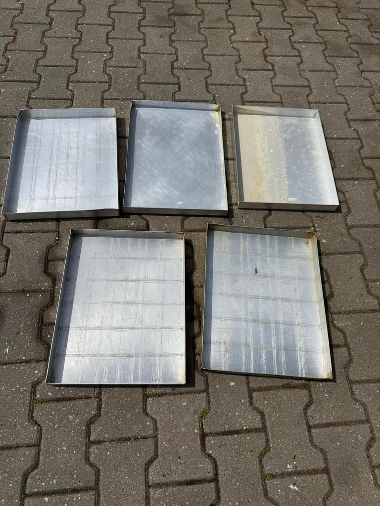 Aluminium bakjes voor baklava of gebak horeca catering, Zilver, Ophalen of Verzenden, Metaal, Overige typen