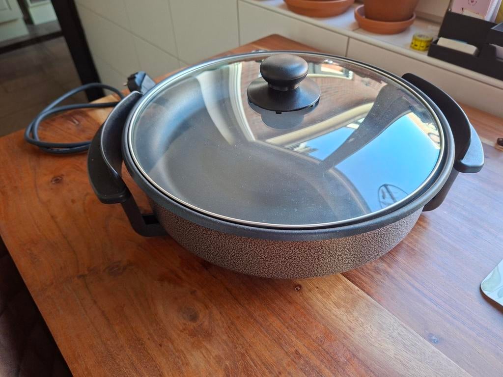 Tristar elektrische pan met thermostaat, Ophalen of Verzenden, Gebruikt