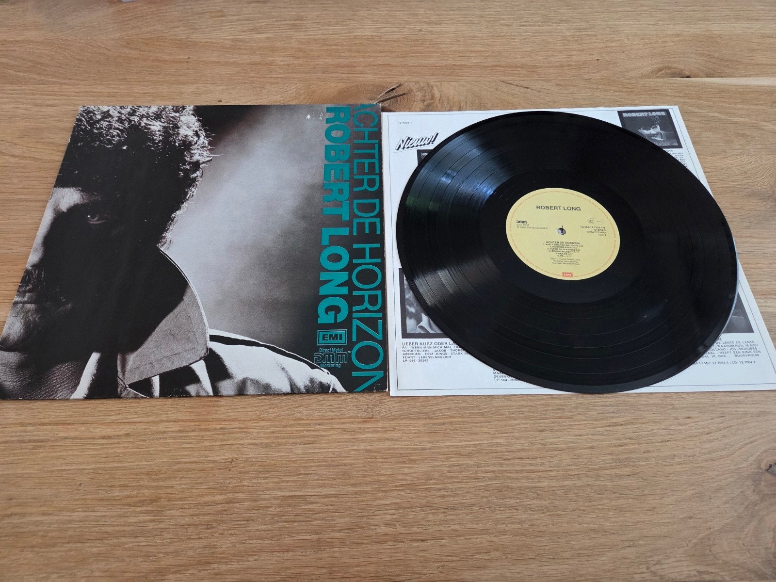 Robert Long achter de horizon LP, Ophalen of Verzenden, Zo goed als nieuw, Overige formaten, Levenslied of Smartlap