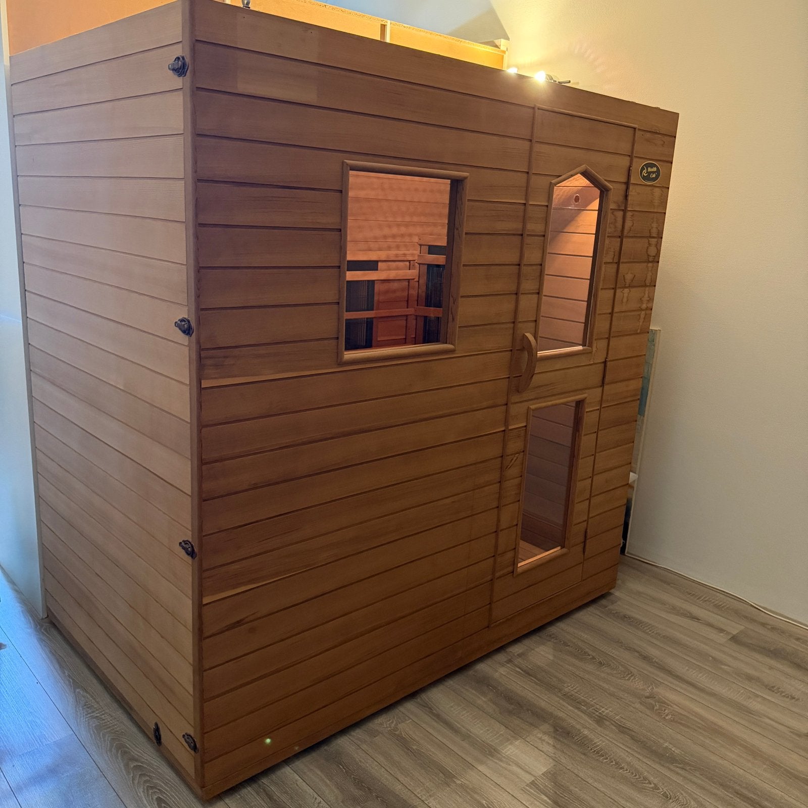 Infrarood sauna 2-4 personen, Ophalen, Zo goed als nieuw, Infrarood, Complete sauna