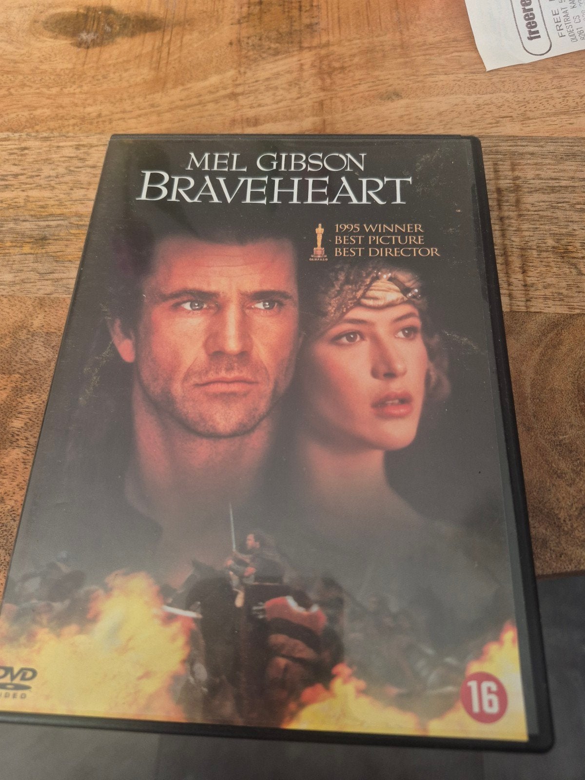 Braveheart DVD - Mel Gibson - Actie/Historisch, Vanaf 16 jaar, Inclusief doosje, Ophalen of Verzenden, Frans